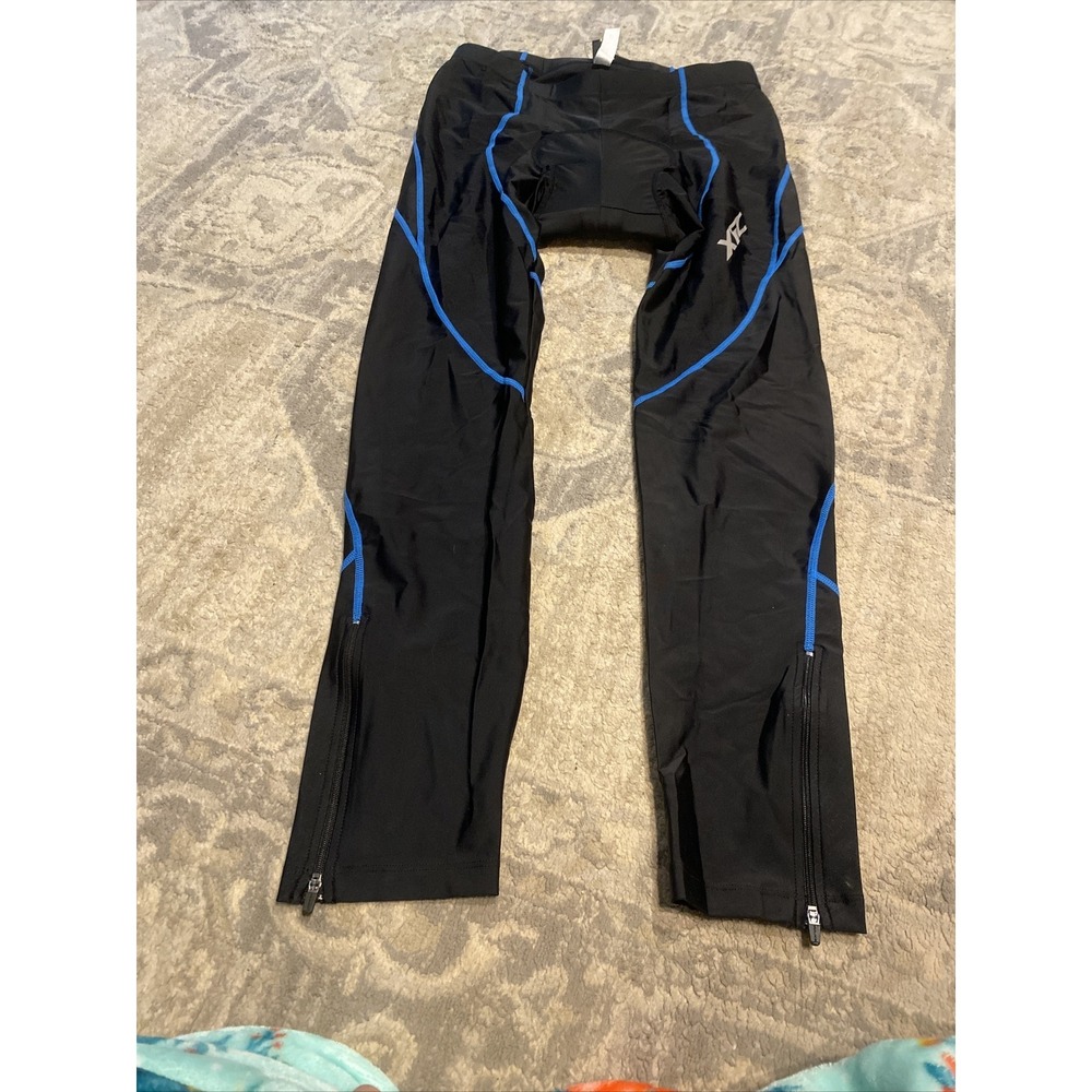 New Mens Sz XL‎ XGC Cycling Bike Padded Pants Sports Black